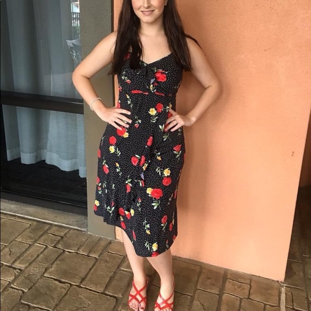 Derek Heart Faux Wrap Style Dress